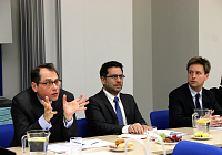 Visit of French Ambassador Roland Galharagua at CEITEC BUT