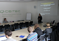 Professor Joy Richman from z University of British Columbia at CEITEC BUT