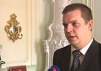 Zdeněk Farka received the Young Scientist Award from the Nobel Prize winner