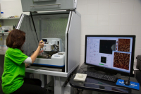 AFM microscopy system for nanobiointeractios